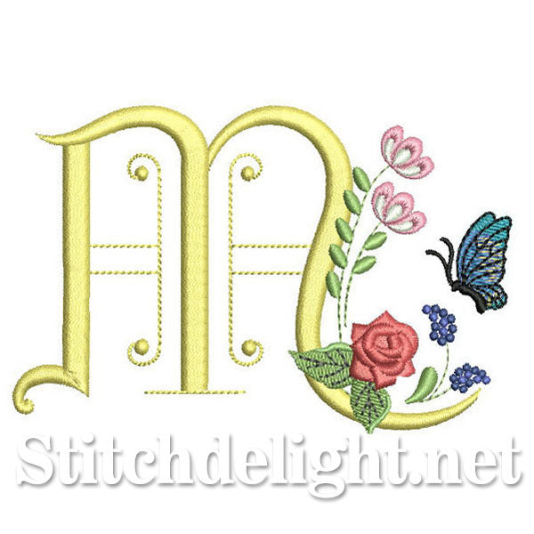 SDS0294 Deco Floral Font