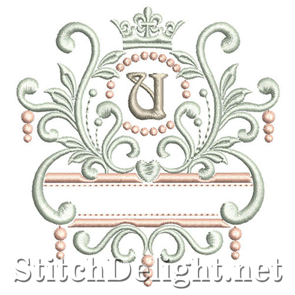 SDS1193 Elegant Royal Font U