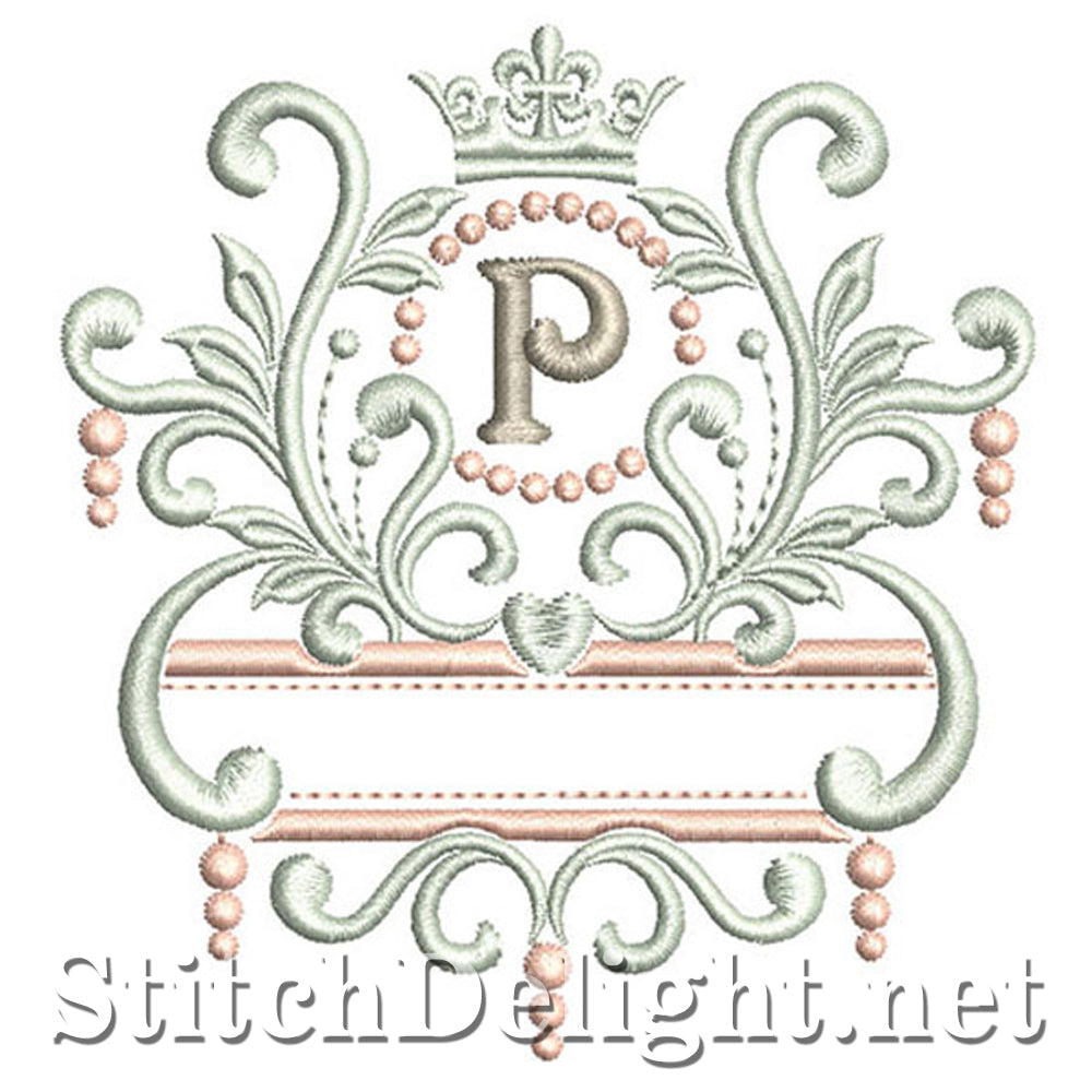 SDS1193 Elegant Royal Lettertype P