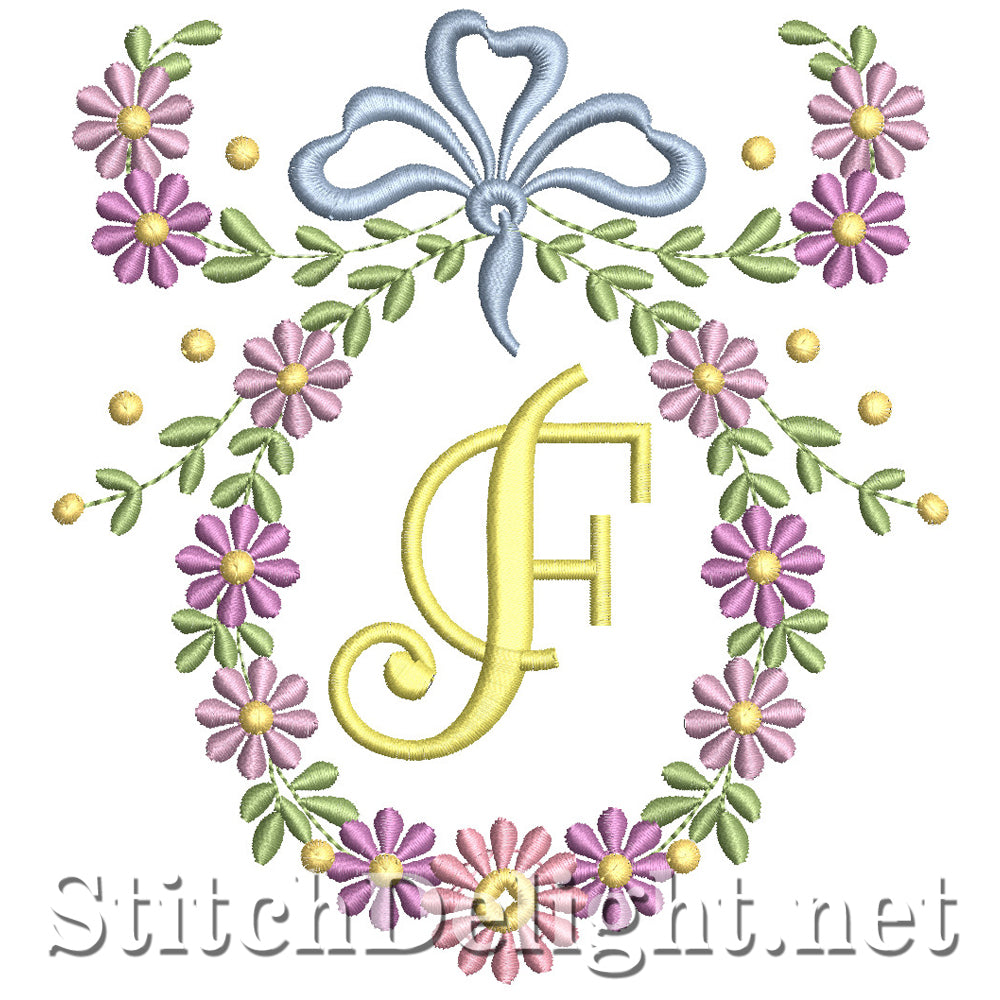 SDS1245 Wispy Floral Font F