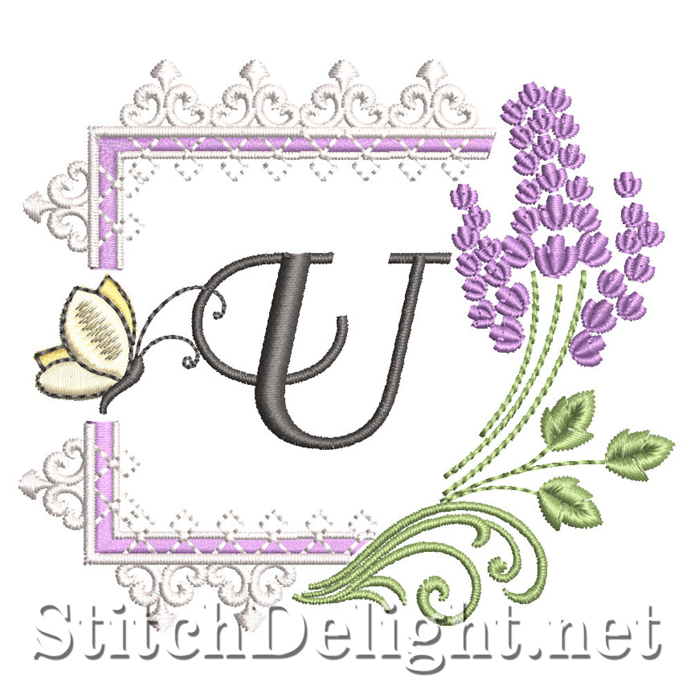 SDS1253 Lavender and Lace Font U