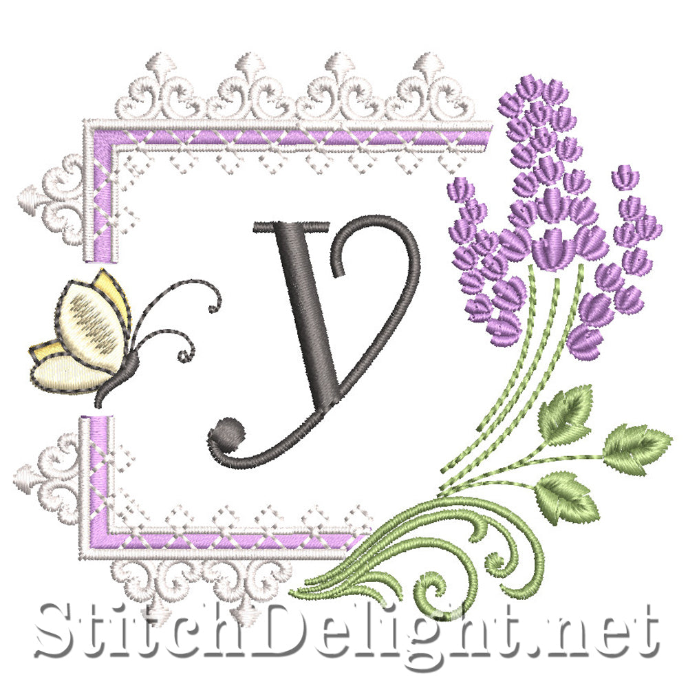SDS1253 Lavender and Lace Font Y