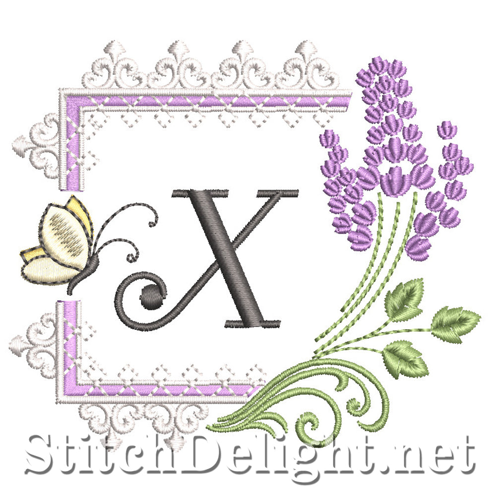 SDS1253 Lavender and Lace Font X