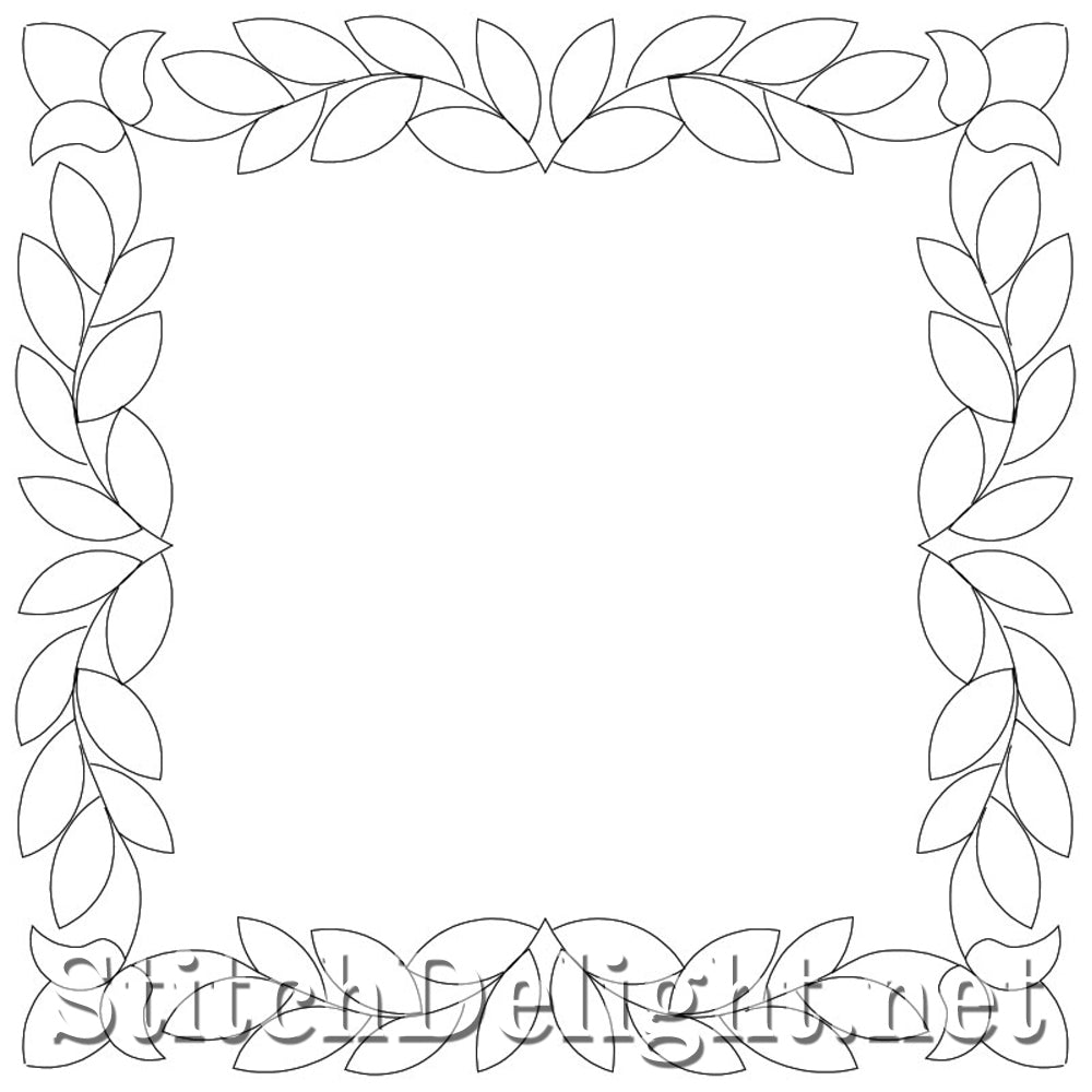 SDQL0106 Leafy Quilt Frame