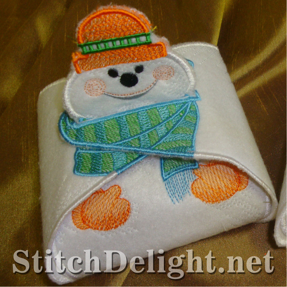 SD1037 Snowman Applique Gift Boxes