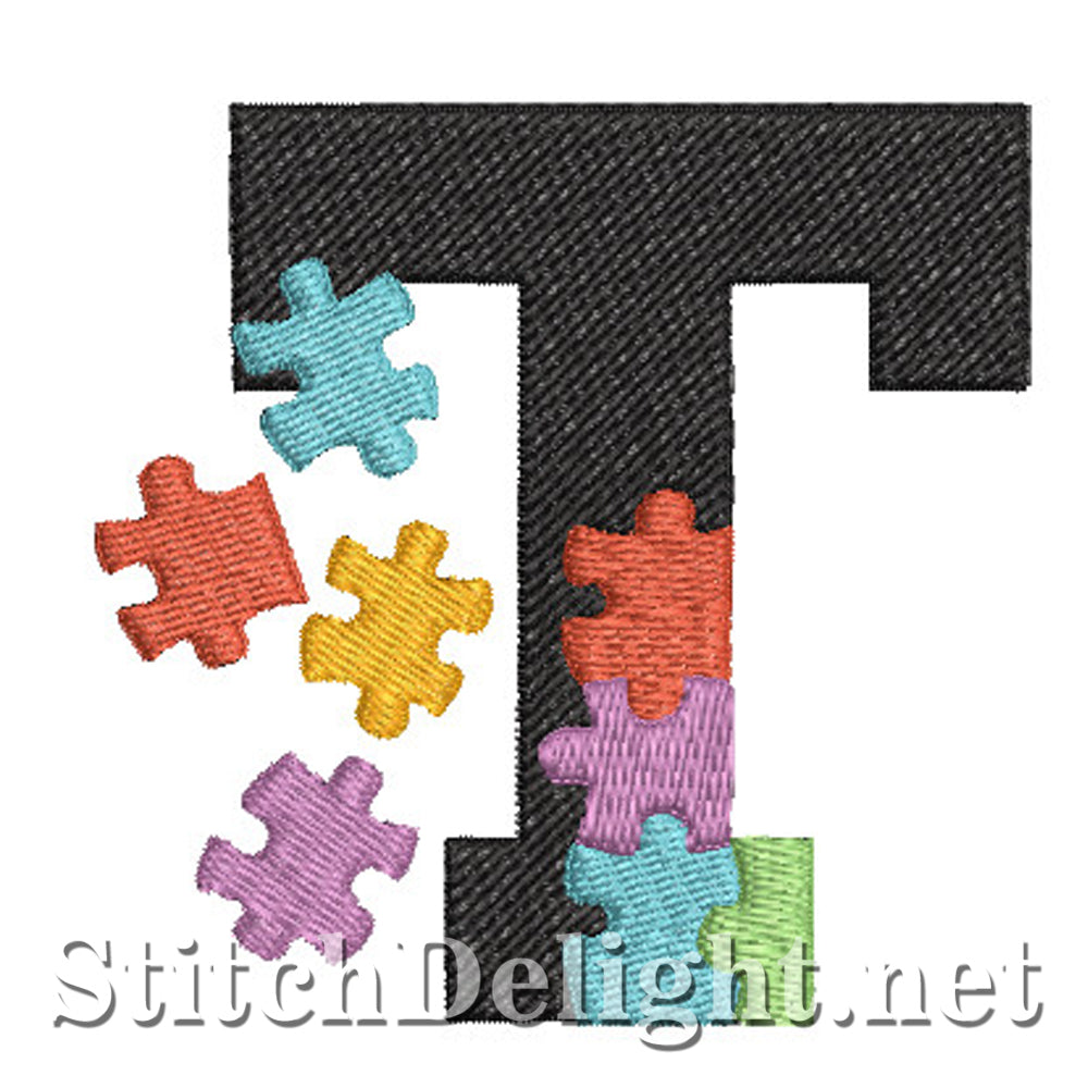 SDS1522 Puzzle Font T