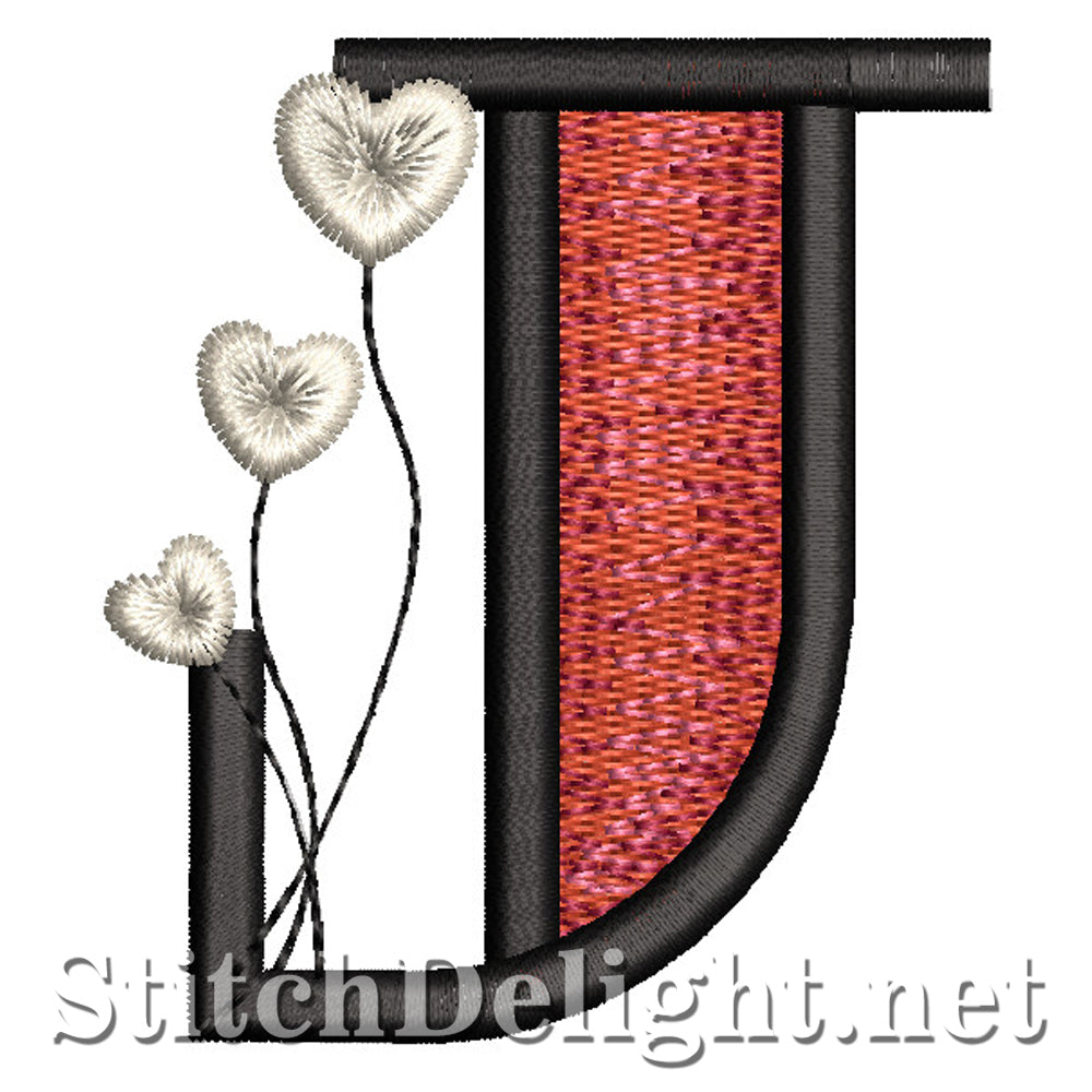 SDS1560 Loving Hearts Font J