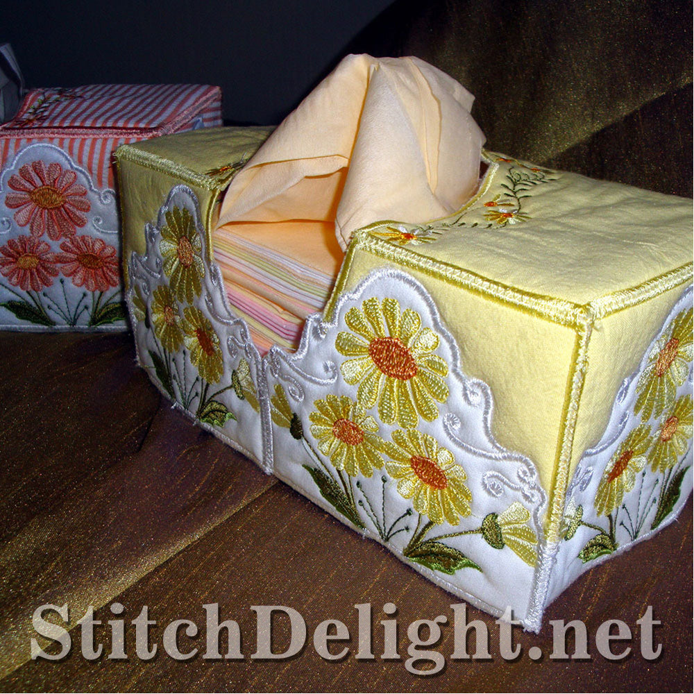 SD1124 Daisy Delight Tissue Box Cover