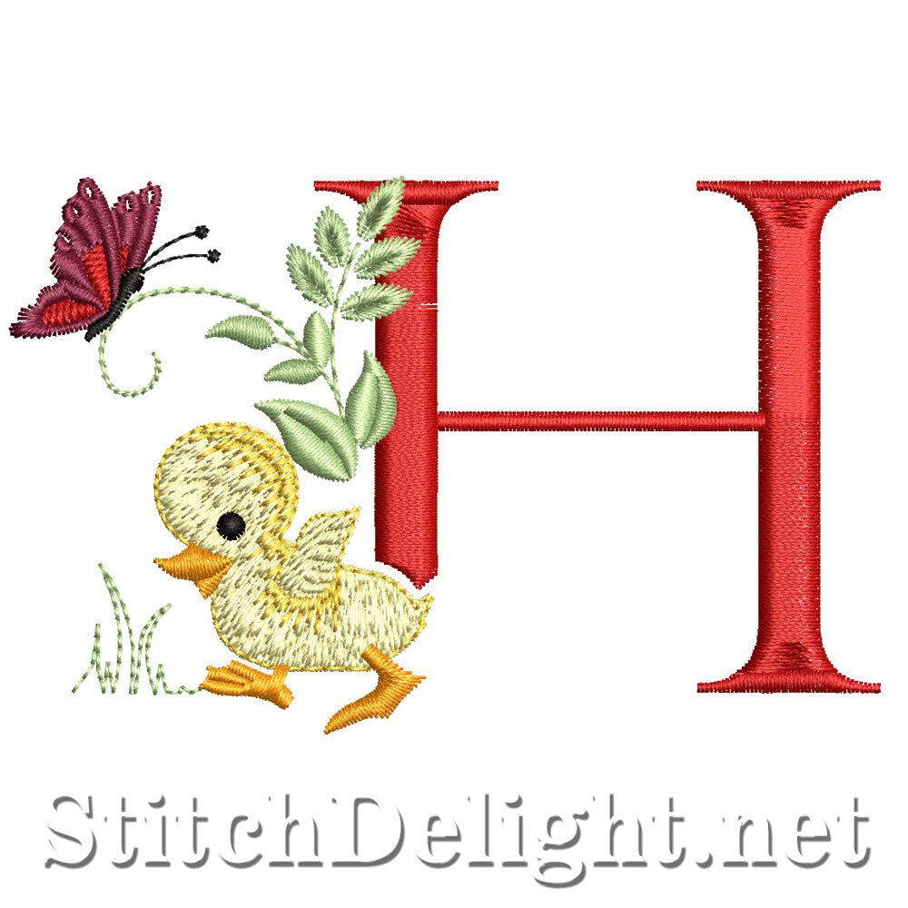 SDS1581 Little Duckie Font H