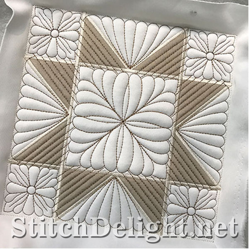 SDS1196 Patchwork Star ITH 1