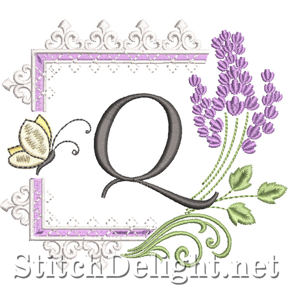 SDS1253 Lavender and Lace Font Q