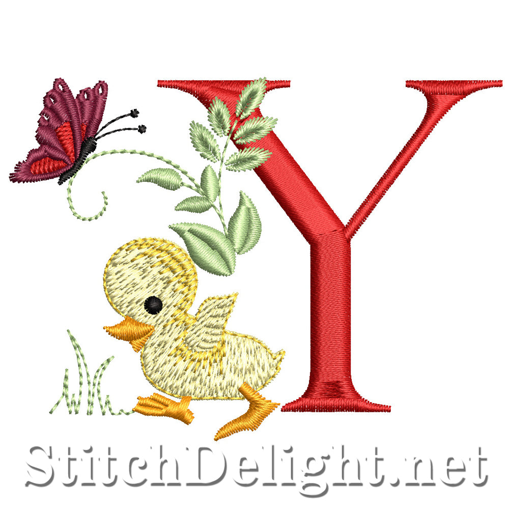 SDS1581 Little Duckie Font Y