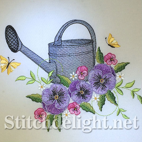 SDS0670 Pansy Watering Can