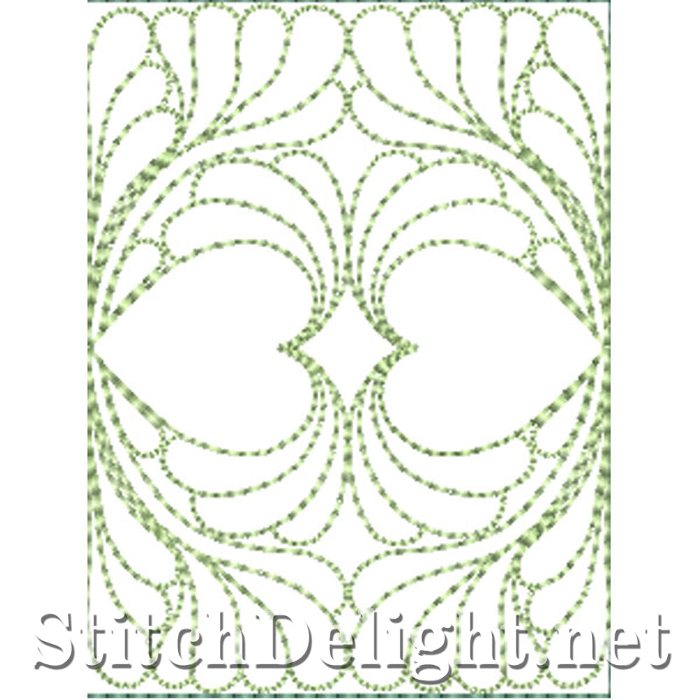 SDS0735 Sashing Feather Quilt Patterns