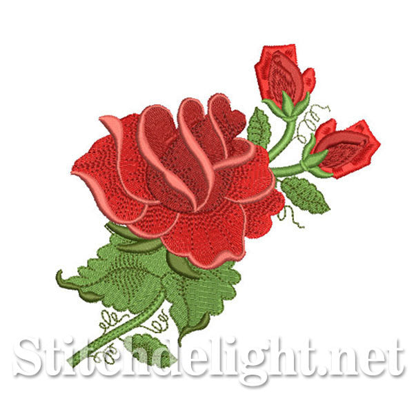 SDS0694 Rose rouge
