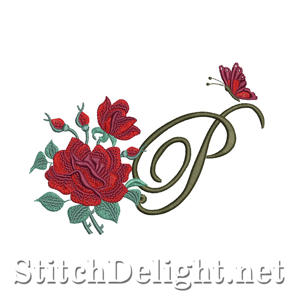 SDS1654 Beautiful Rose Font P