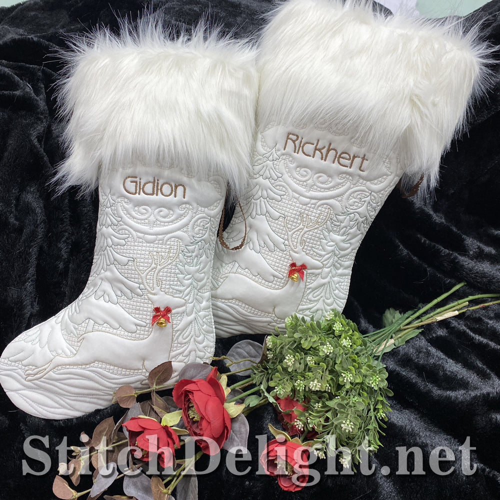 SDS1778 Snowy Day Christmas Stockings
