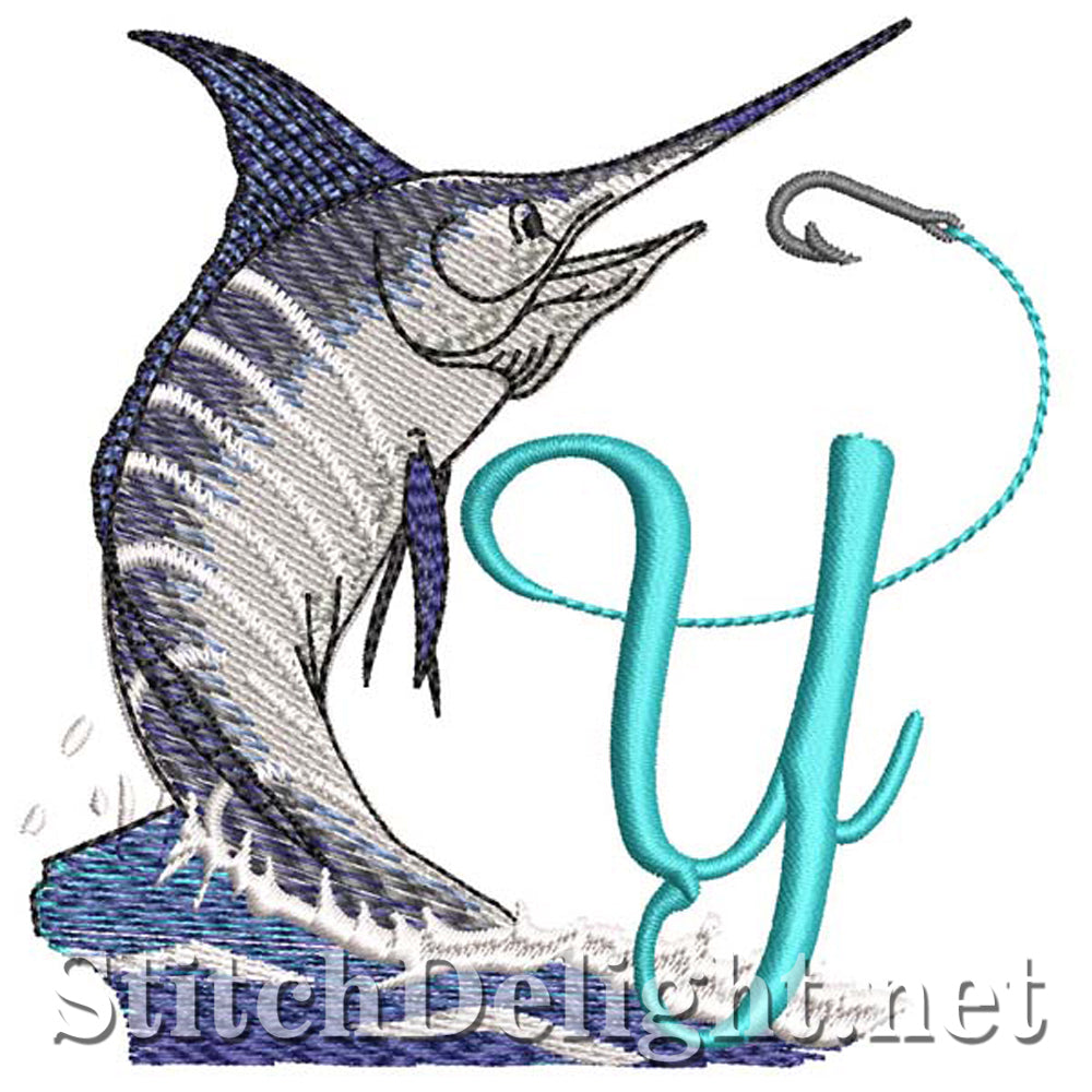 sds1270 Fishing Font Y