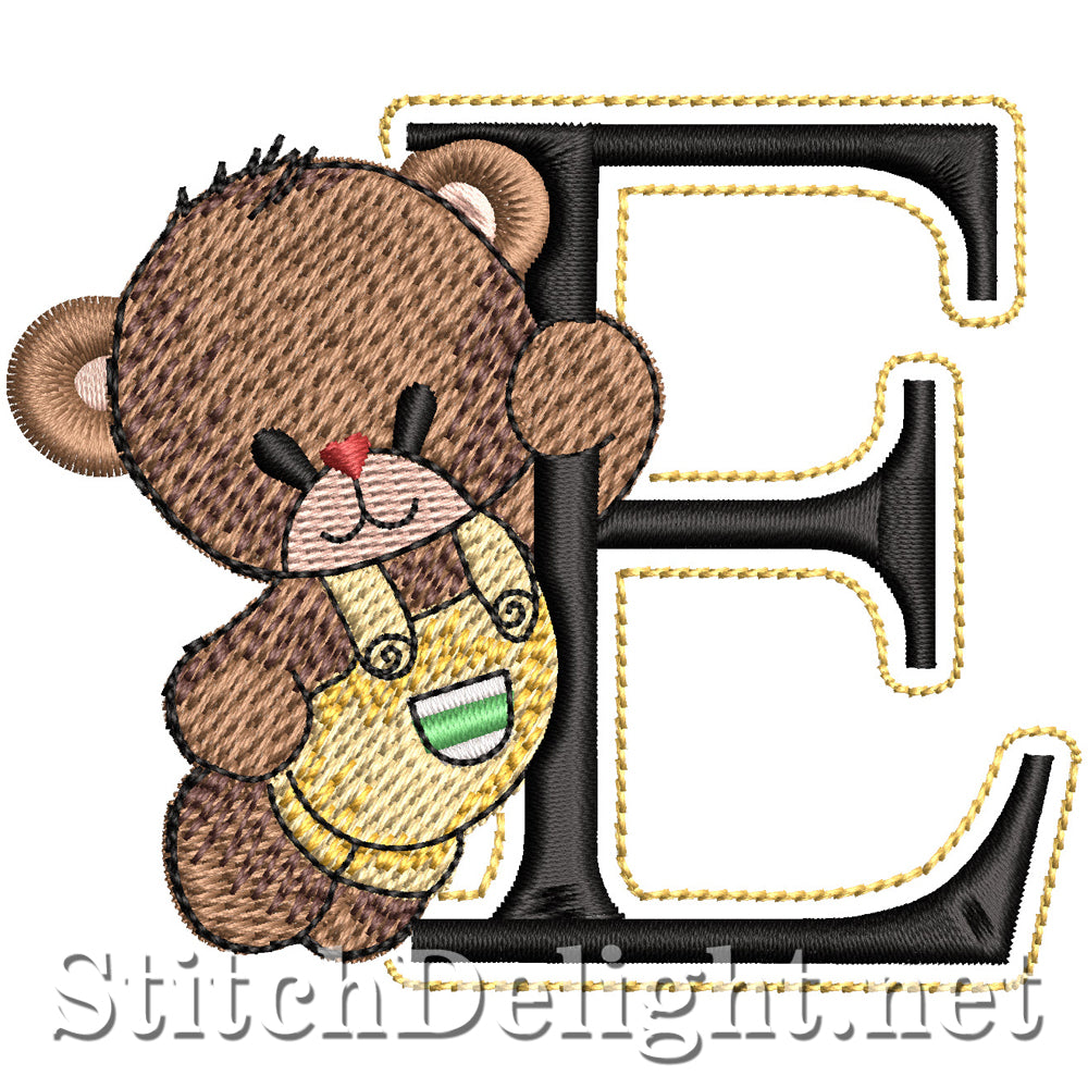 SDS5418 Teddy Bear Font E