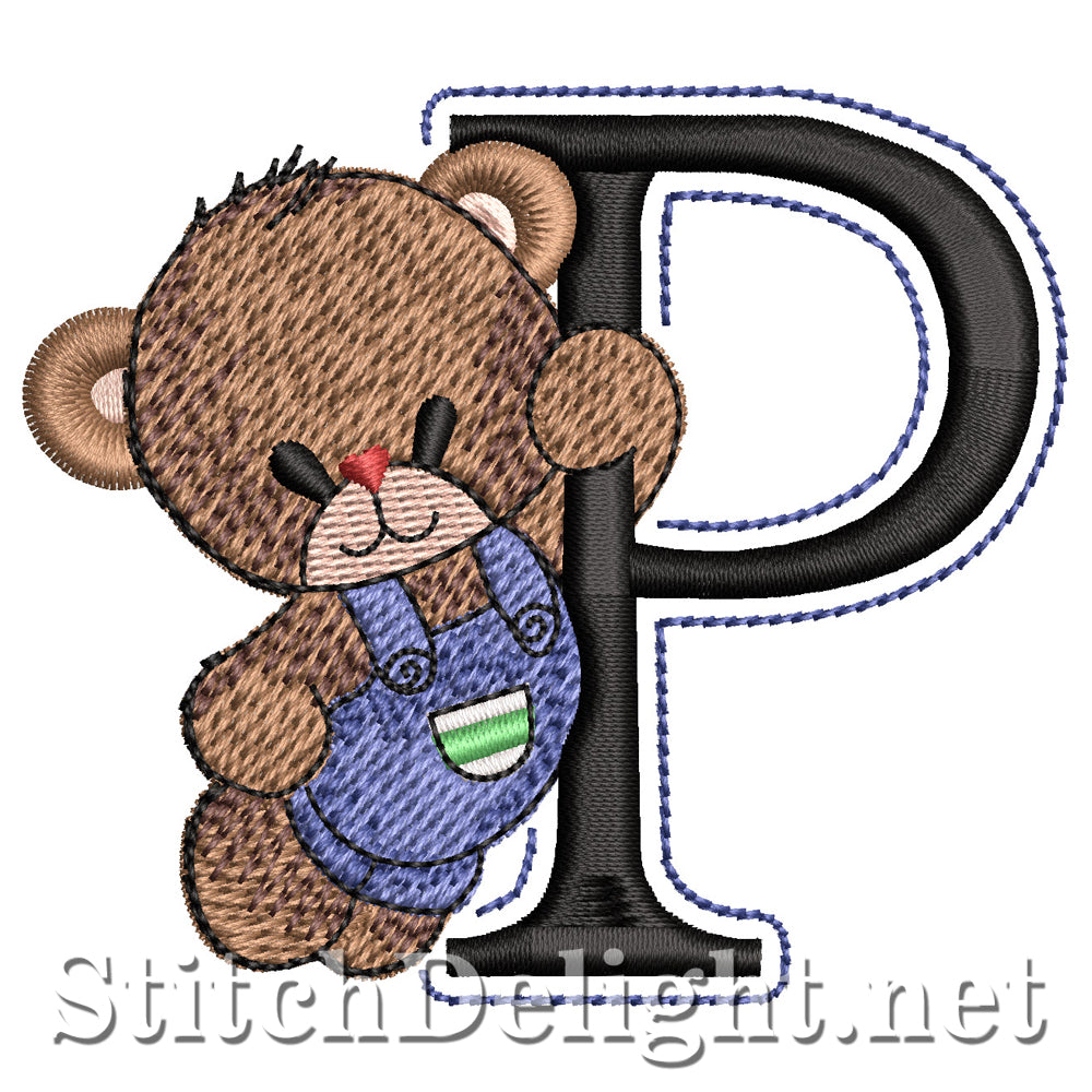 SDS5418 Teddy Bear Font P