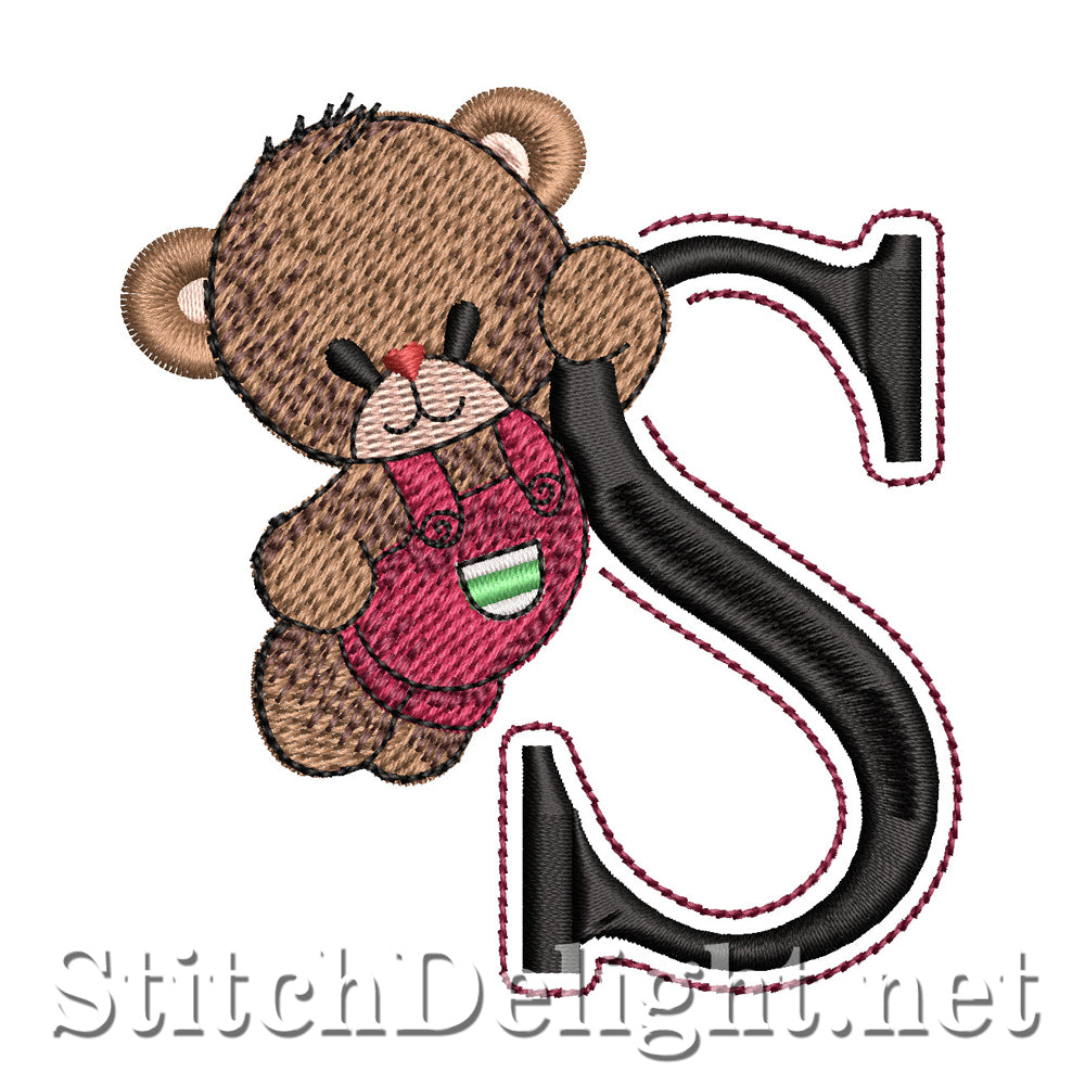 SDS5418 Teddy Bear Font S
