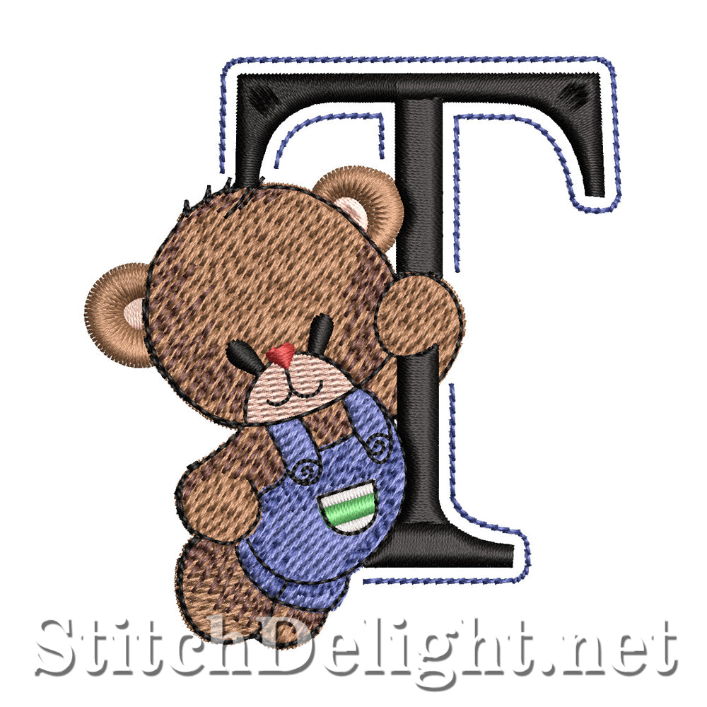 SDS5418 Teddy Bear Font T